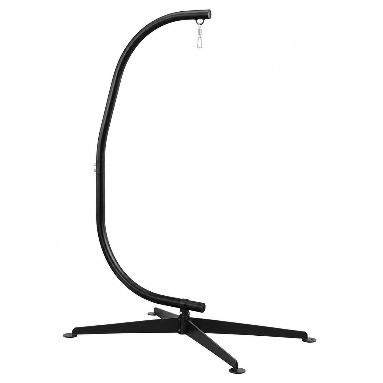 GYMAX Struttura in Metallo per Poltrona Sospesa, Base Stabile e Universale, Portata Fino a 150 kg, Misure 111x84x207 cm