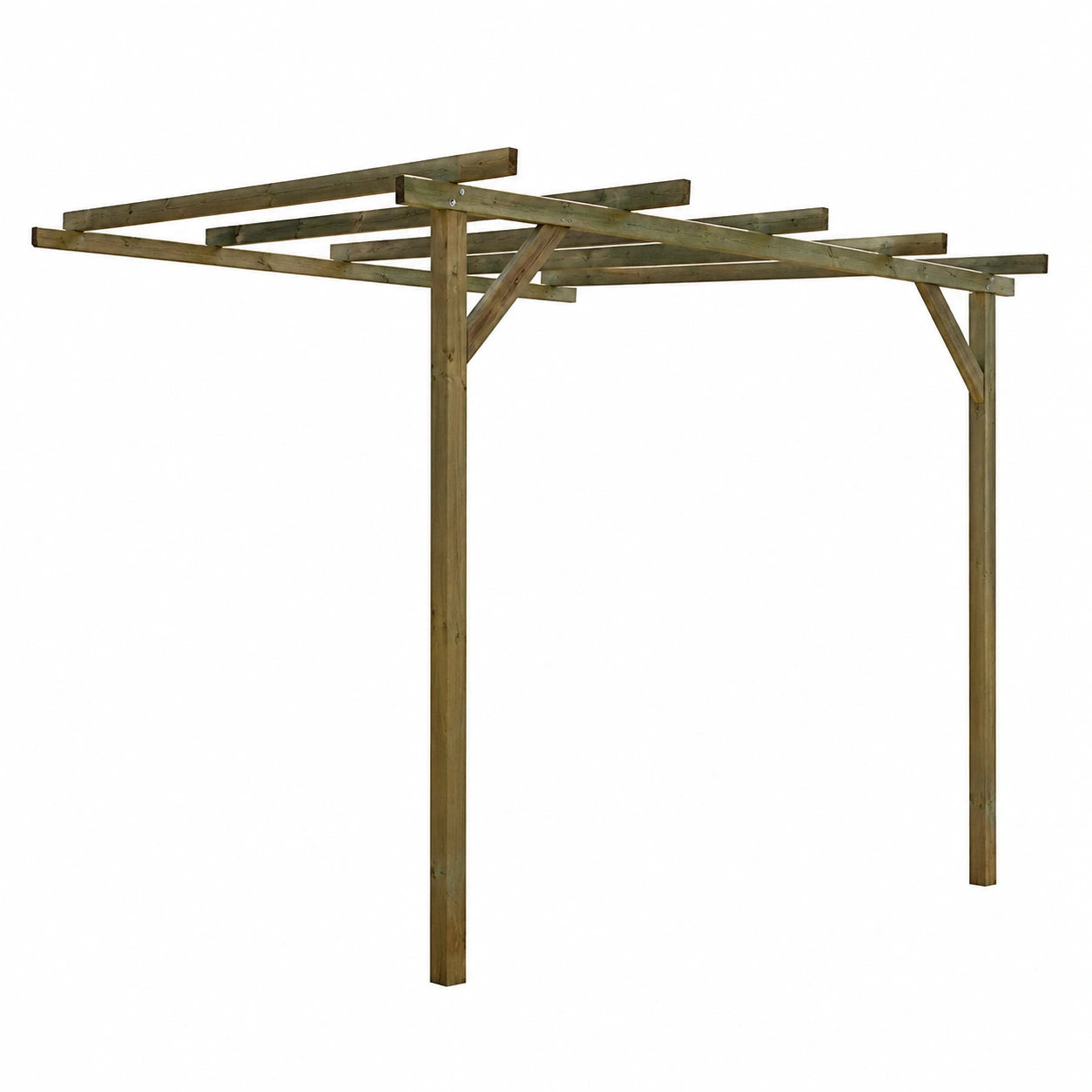 Pergola in Legno di Pino 300x240x270 cm Gamma Kai - Eleganza e Natura